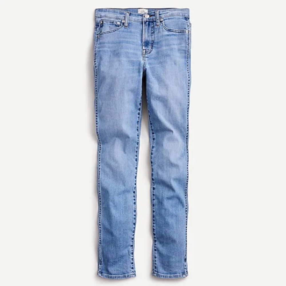 J. Crew 9" vintage straight jean with side slit